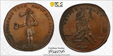 (c.1790) Tk 1/2D DH-13 Surrey, Lambeth MS64BN