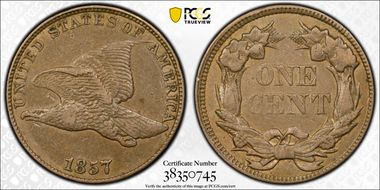 1857 1C Flying Eagle XF45