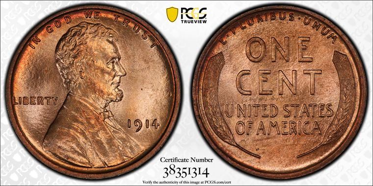 Cert 38351314 - Coin Image