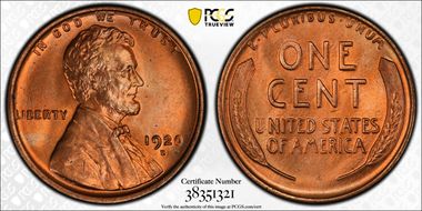 1920-S 1C MS65RD
