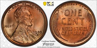 1930-S 1C MS66+ RD