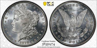 1878 8TF $1 MS64