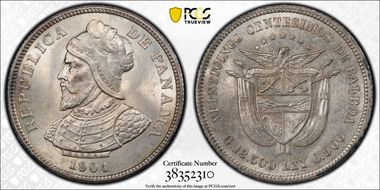 1904 25C KM-4  Ag MS64