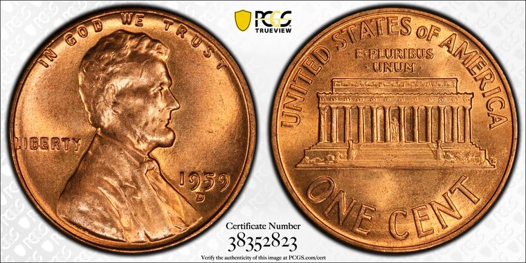 Cert 38352823 - Coin Image