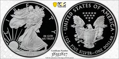 2012-W $1 Silver Eagle First Strike PR70DCAM