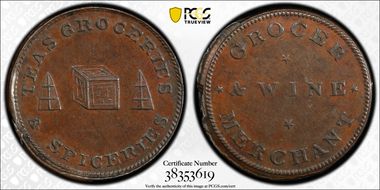 (c.1790s) Tk 1/4D DH-5 Not Local AU55BN