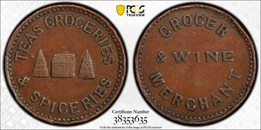 (c.1790) Tk 1/4D DH-1 Not Local AU53BN