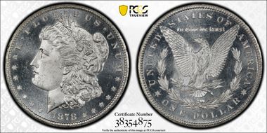 1878-CC $1 MS65PL