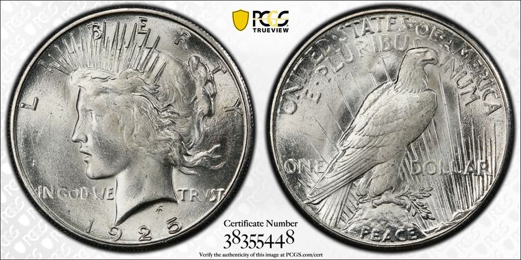 Cert 38355448 - Coin Image