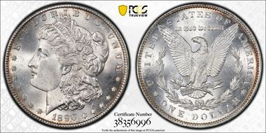 1890 $1 MS64