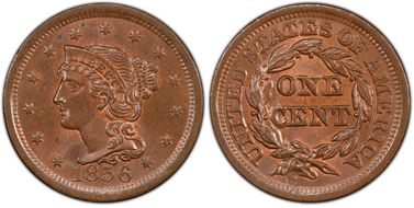 1856 1C N-10 MS64BN