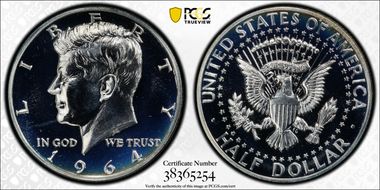 1964 50C Accented Hair PR65