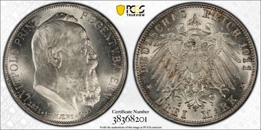 1911-D 3 Mk Birthday J-49 Ag MS63