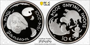2004 € 10 Tove Jansson PR70DCAM