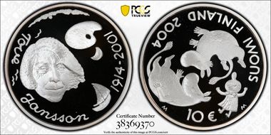 2004 € 10 Tove Jansson PR70DCAM