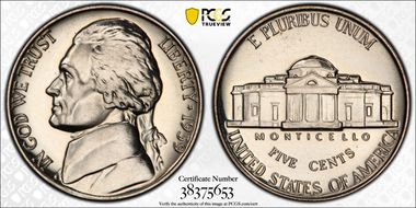 1939 5C Reverse of 1938 PR67