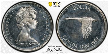 1967 S$1 Diving Goose PL65