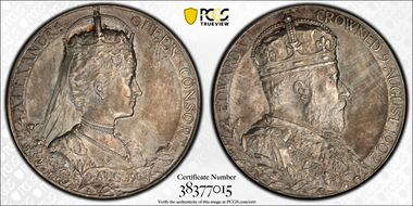 1902 Medal Eimer-1871b BHM-3737 Matte Ag SP63