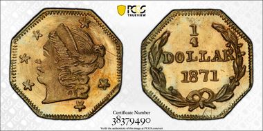 1871 G25C BG-718 MS65