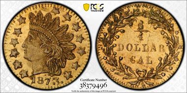 1873 G25C BG-871 MS63