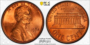 1974 1C MS66RD