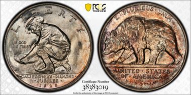1925-S 50C California MS64