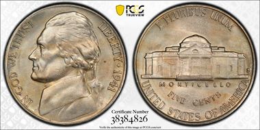 1941-S/S 5C Large S, RPM FS-502 MS64