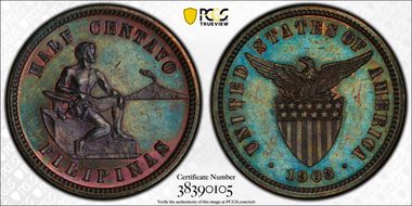 1903 1/2C PR63+ BN