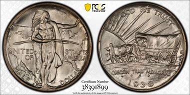 1938-D 50C Oregon MS67