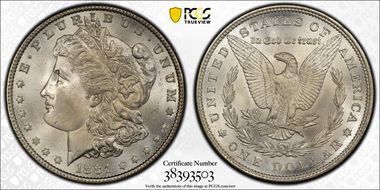 1884 $1 MS67