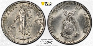 1945-D/D 20C Allen-12.05a MS64