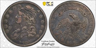 1836 50C O-116a VF30