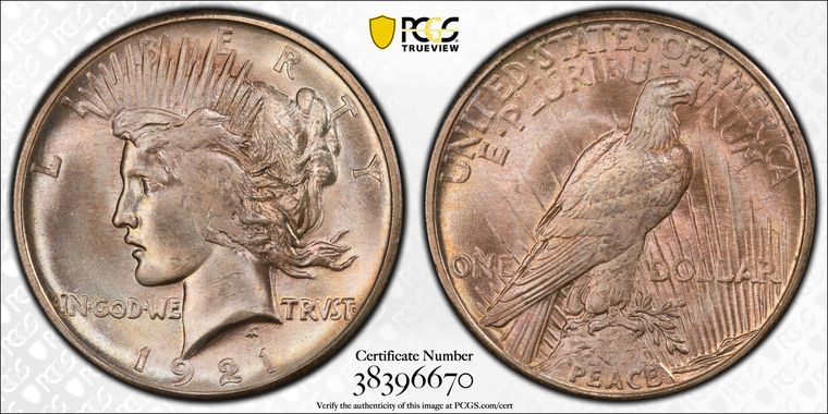 Cert 38396670 - Coin Image