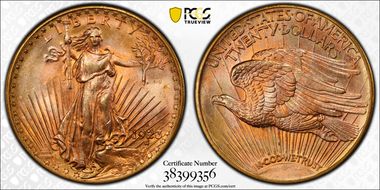 1923-D $20 MS66+
