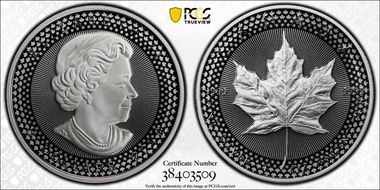 2019 $5 Maple Leaf Silver Modified PR Pride of Two Nations, U.S. Set PR69