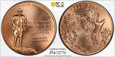 2003 Medal NWRS - Eagle MS69RD