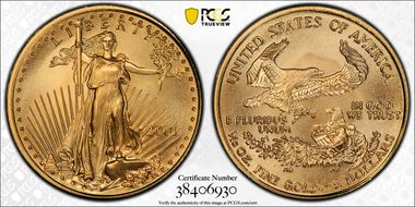 2001 $5 Gold Eagle MS69