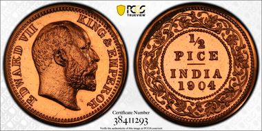 1904(C) 1/2 Pc SW-7.186 Restrike PR63RD