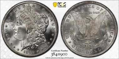 1890-O $1 MS64