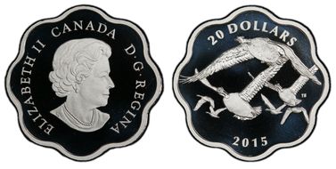 2015 $20 Master of the Sky Canada Goose PR69DCAM