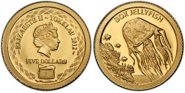 2012 $5 Box Jellyfish PR69DCAM