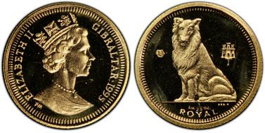 1995 U 1/25 R Collie Dog MS68