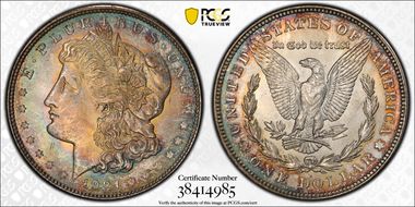 1921-D $1 MS64