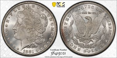 1881-CC $1 MS66