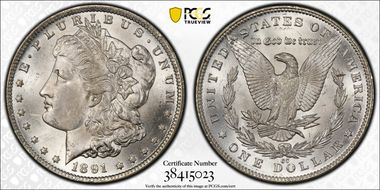 1891-CC $1 MS64
