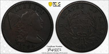1794 1C S-70, Head of 1795 VF35BN