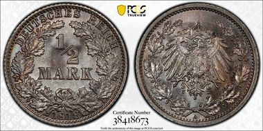 1918-A 1/2 Mk J-16 MS66