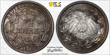 1918-A 1/2 Mk J-16 MS66