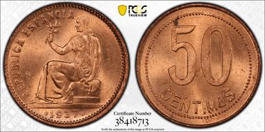 1937 50C Beaded, (34) MS65RD