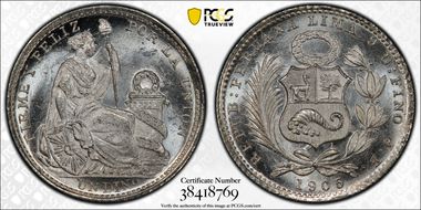 1905-JF Dinero KM-204.2 MS66